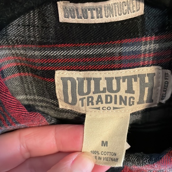 Men’s Duluth trading untucked, lumberjack, flannel, medium - Picture 8 of 8